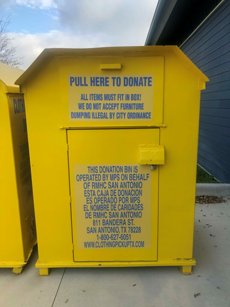 dropbox for clothing donations near me