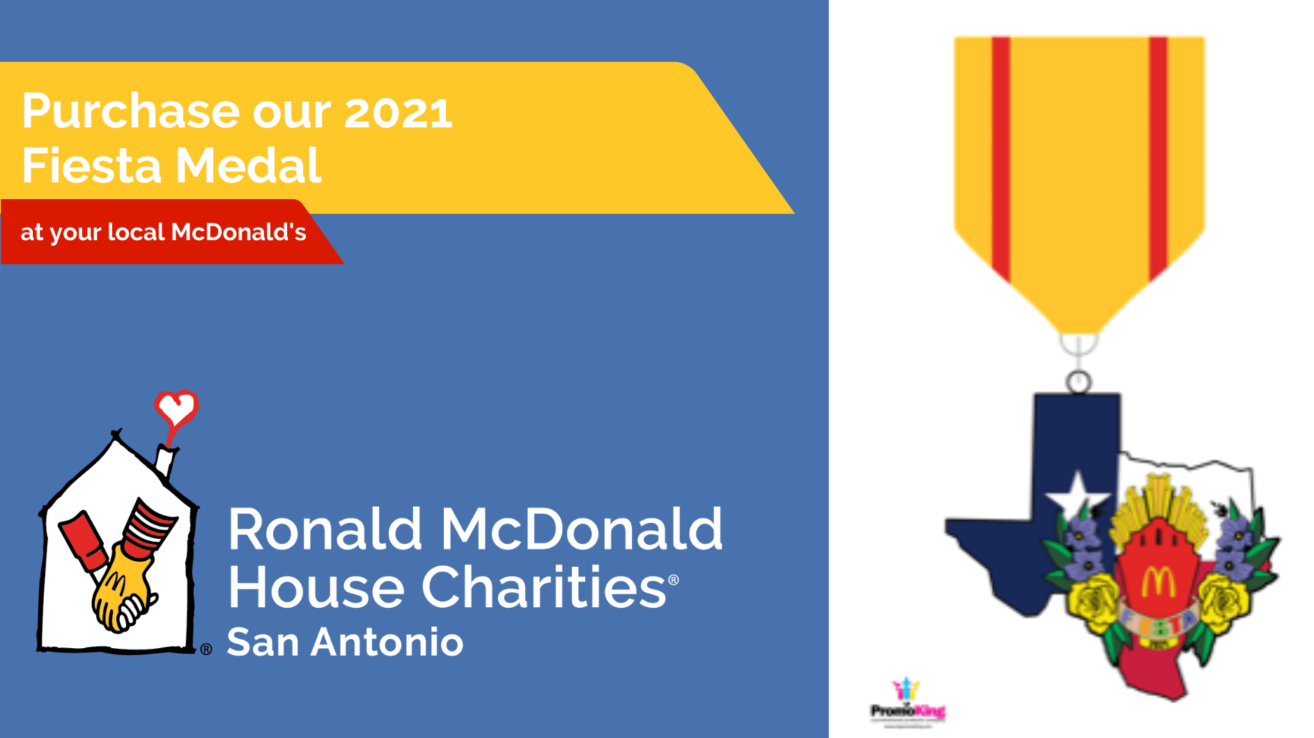 San Antonio McDonald's stores selling Fiesta medals to raise cash for  Ronald McDonald House, Flavor, San Antonio