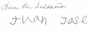 JJ's signature